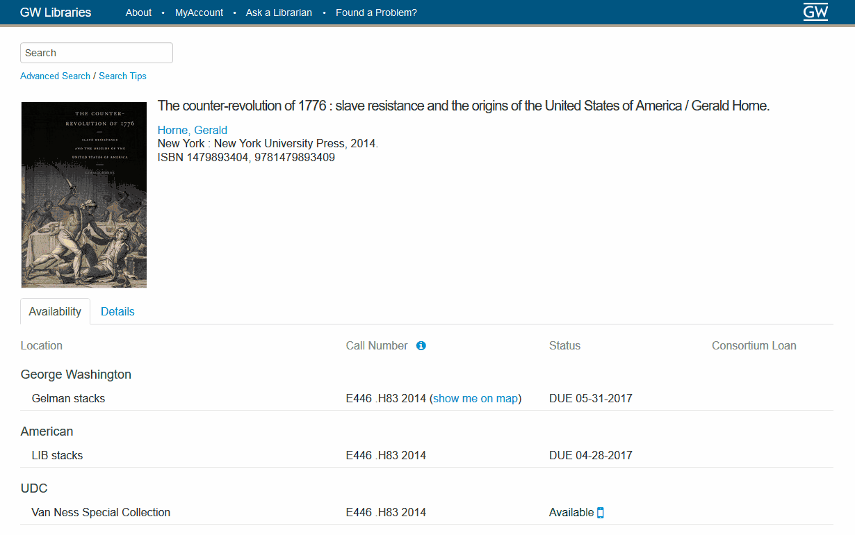 The interactivity of the maps extends beyond simple mouseovers to the ability for any catalog call number to be represented correctly in the maps' stacks.