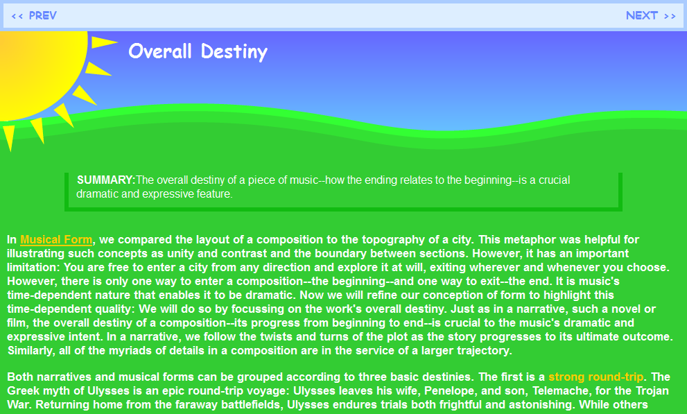 A stylesheet that could be applied to content for young children.
